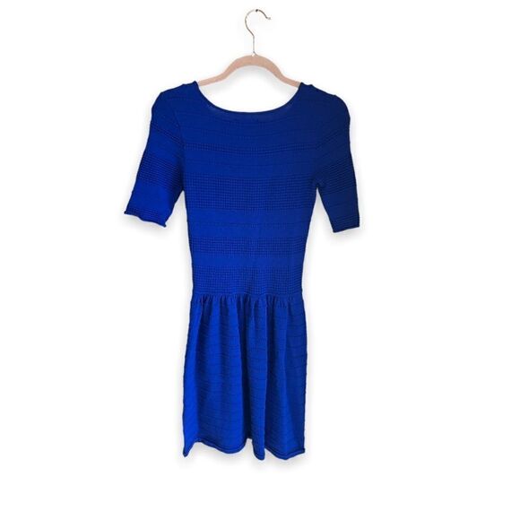 ELIZA J | Knit Fit and Flare Texture Dress (XS) - Picture 2 of 5